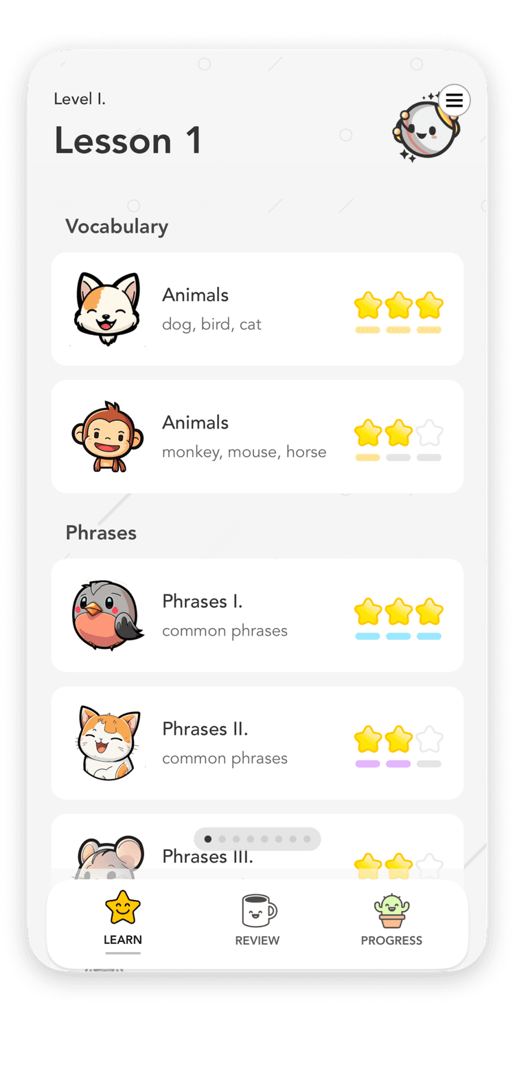 Track your progress